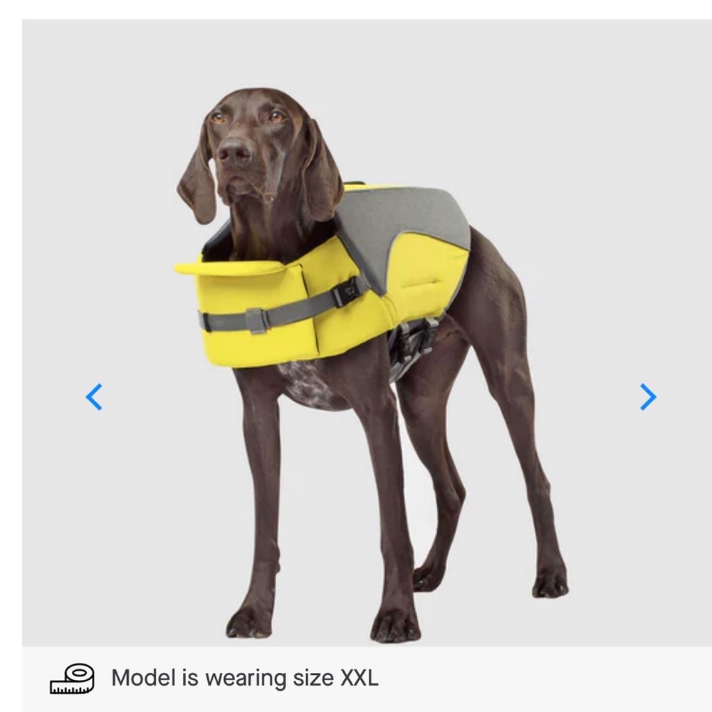 Canada Pooch Wave Rider Dog Life Jacket with Adjustable Straps